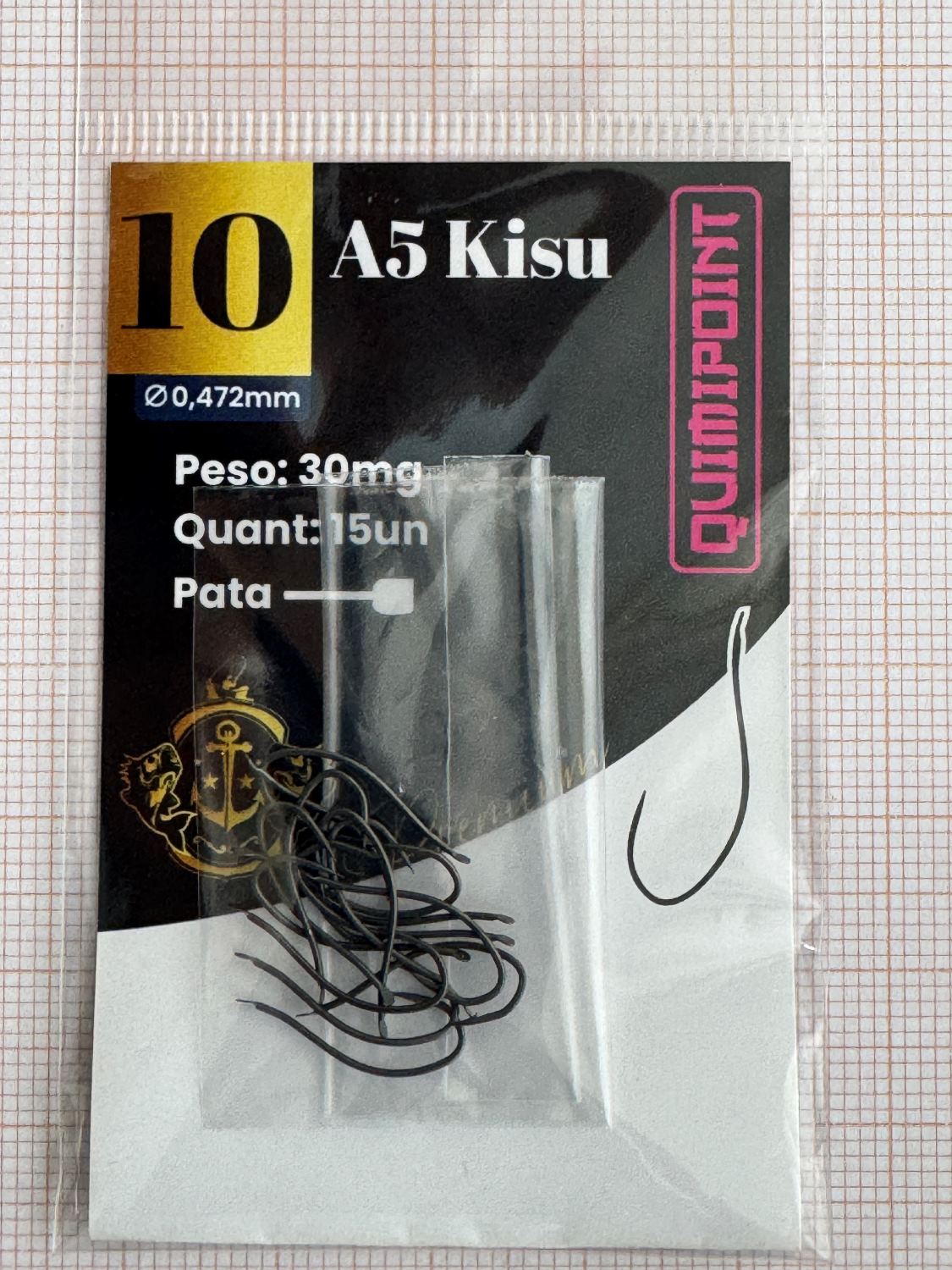 Anzol A5 Kisu Premium QUIMIPOINT (Pct com 15)