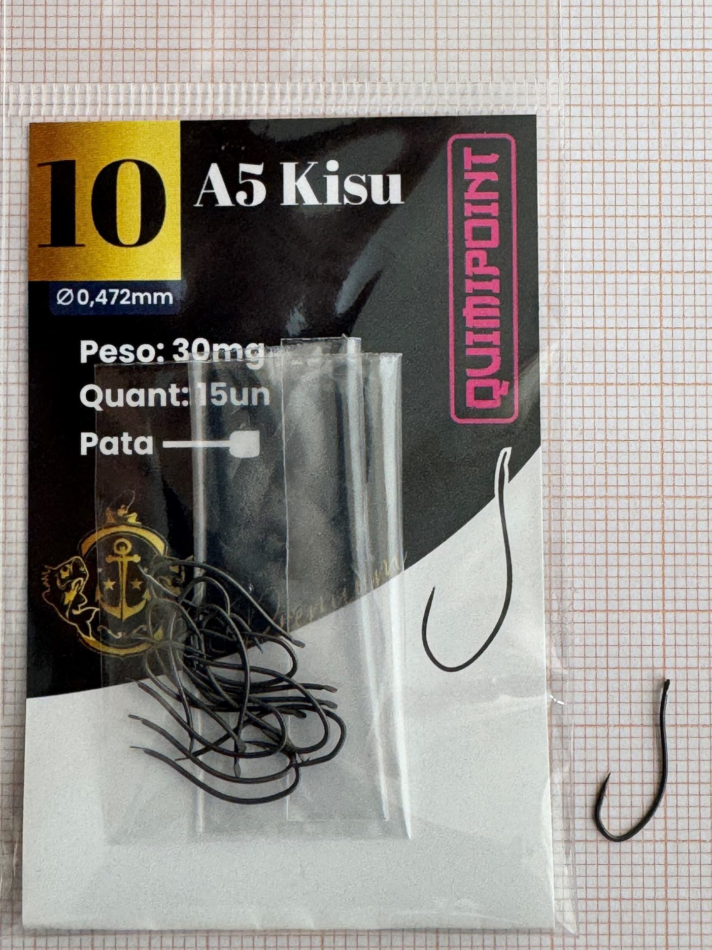 Anzol A5 Kisu Premium QUIMIPOINT (Pct com 15)