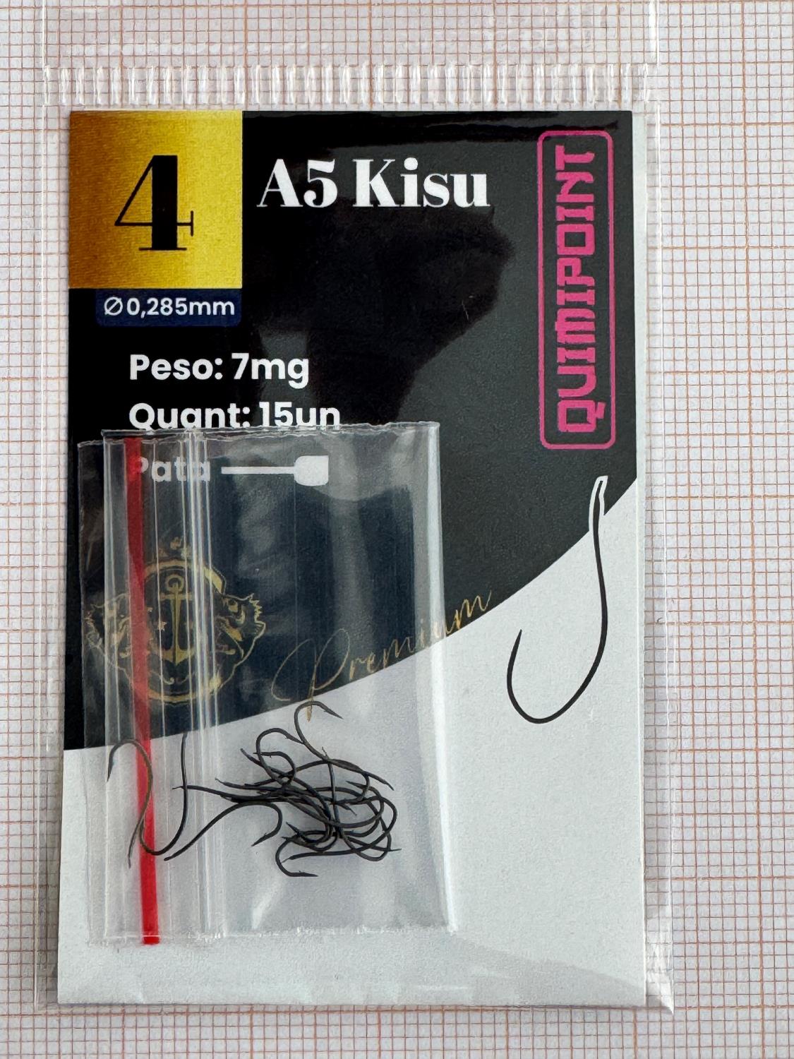Anzol A5 Kisu Premium QUIMIPOINT (Pct com 15)