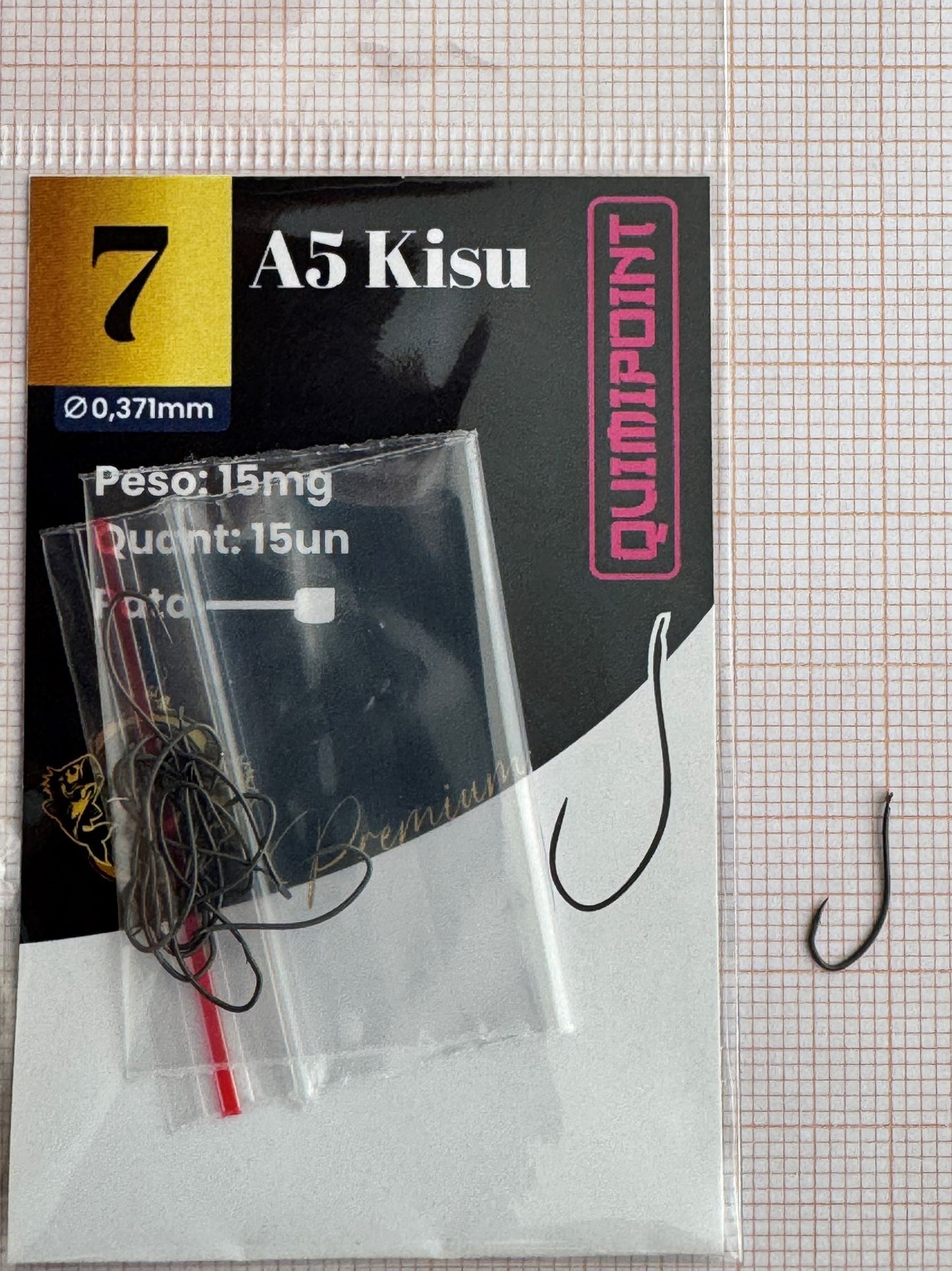 Anzol A5 Kisu Premium QUIMIPOINT (Pct com 15)