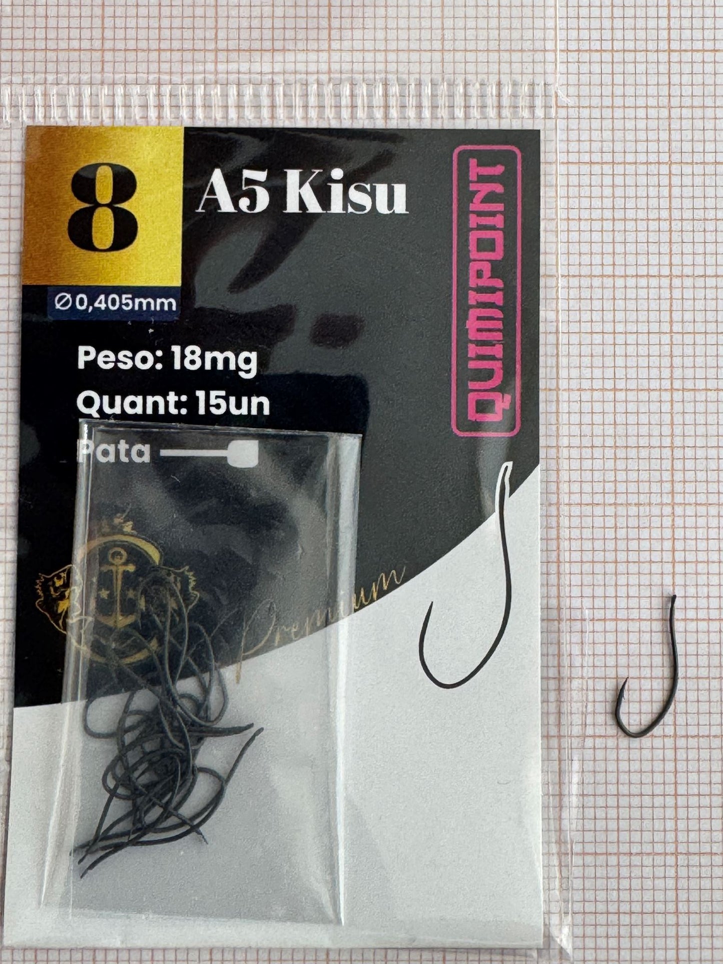 Anzol A5 Kisu Premium QUIMIPOINT (Pct com 15)