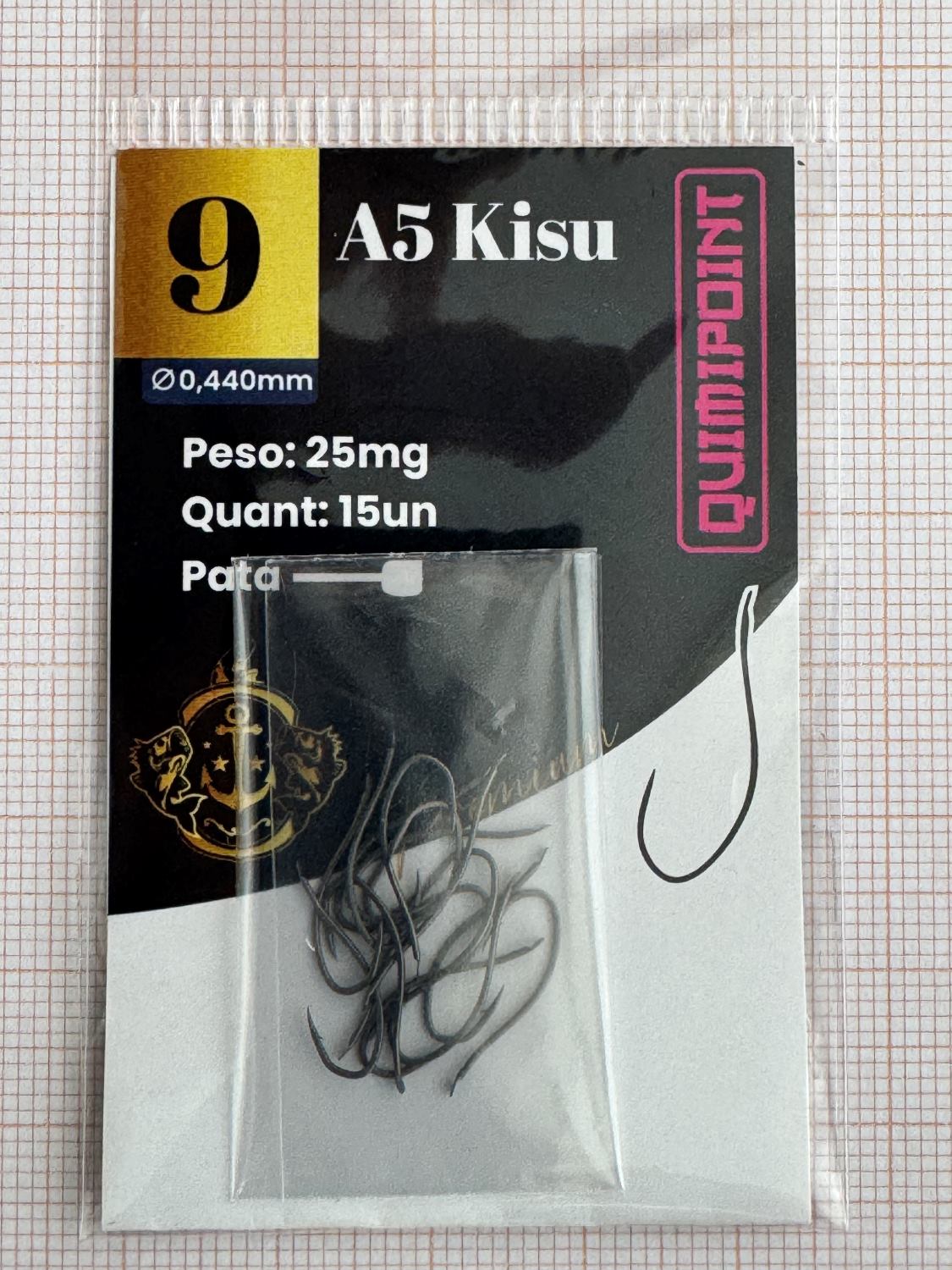 Anzol A5 Kisu Premium QUIMIPOINT (Pct com 15)