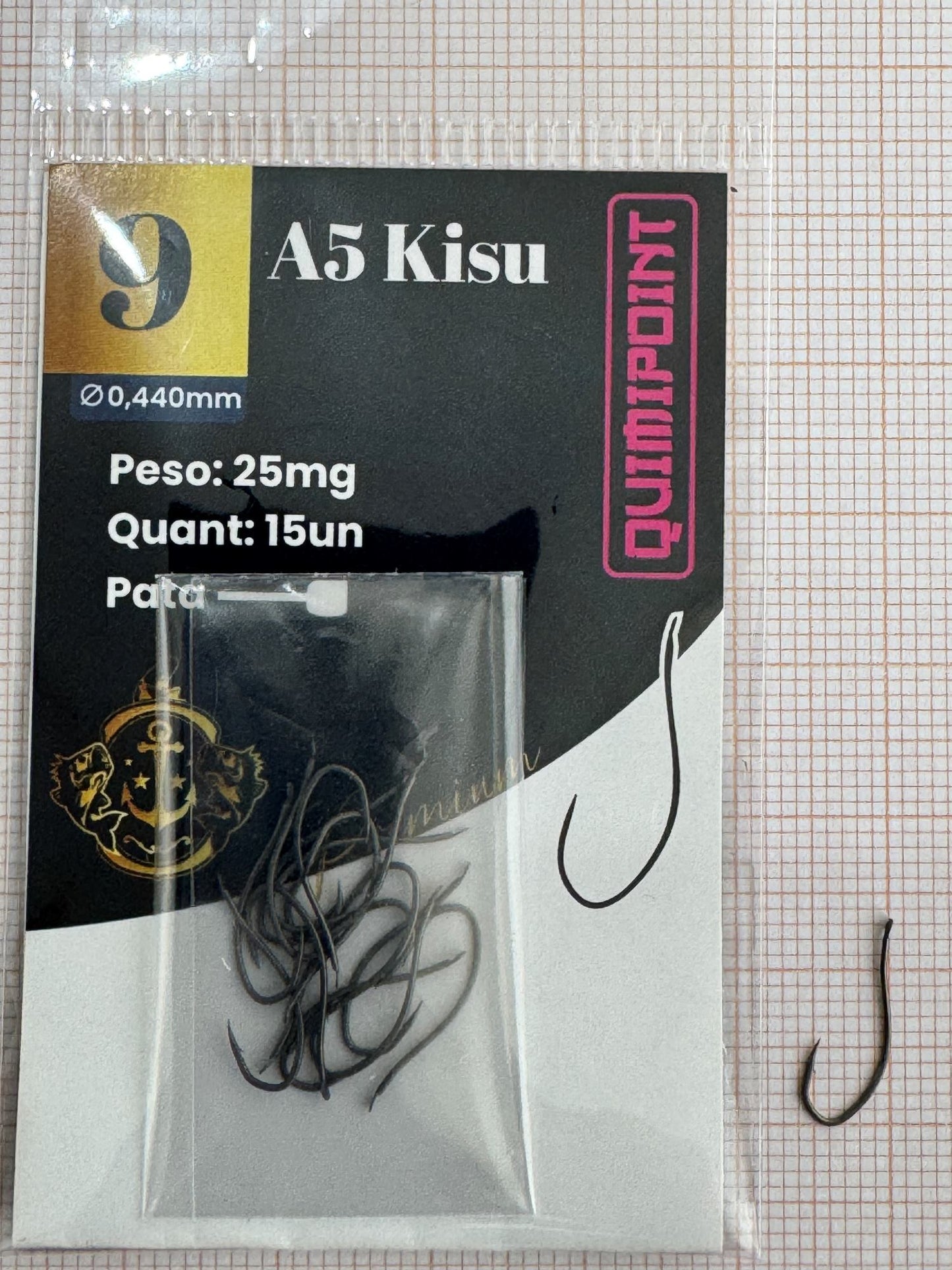 Anzol A5 Kisu Premium QUIMIPOINT (Pct com 15)