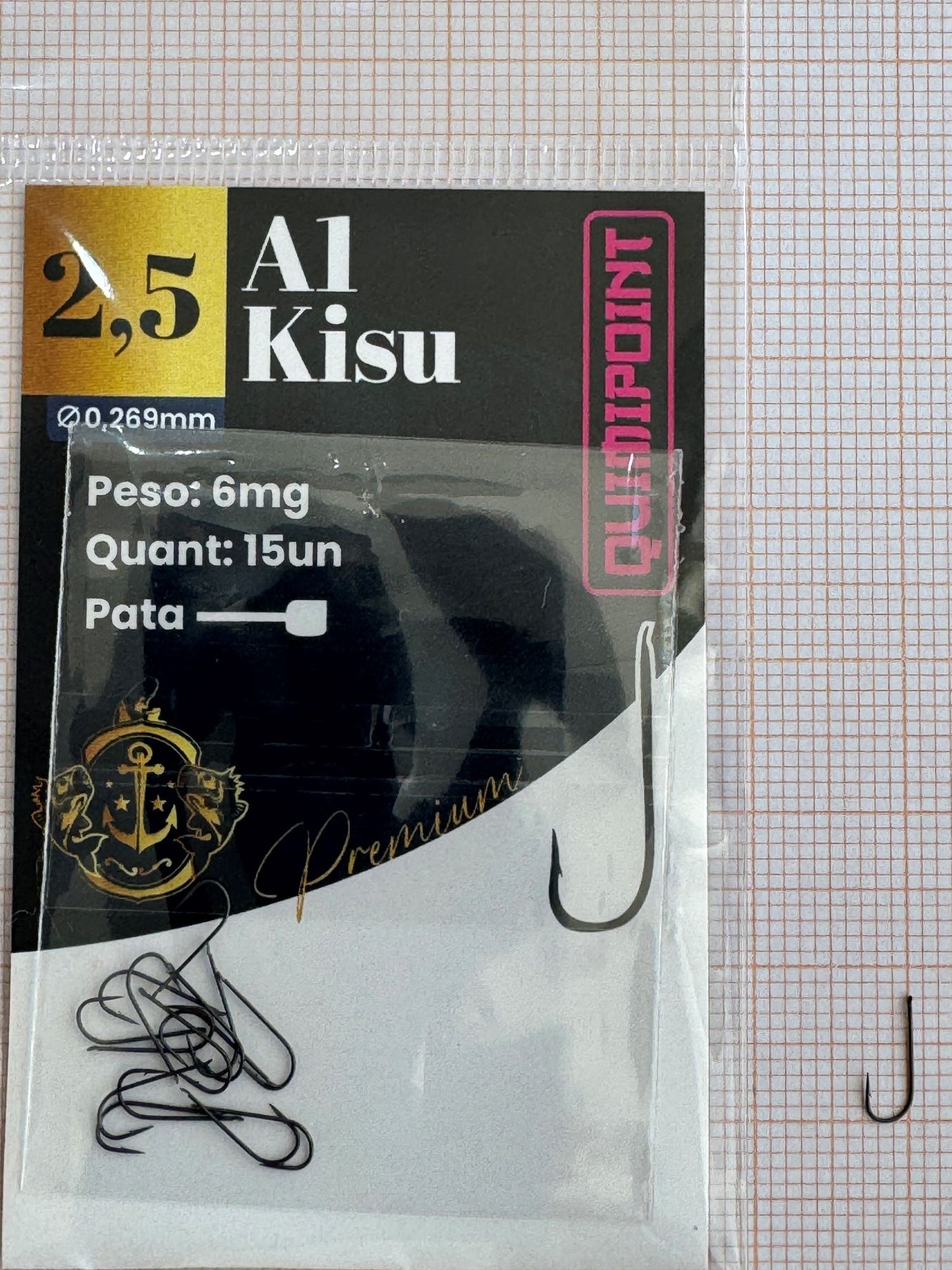 Anzol A1 Kisu Premium QUIMIPOINT (Pct com 15)