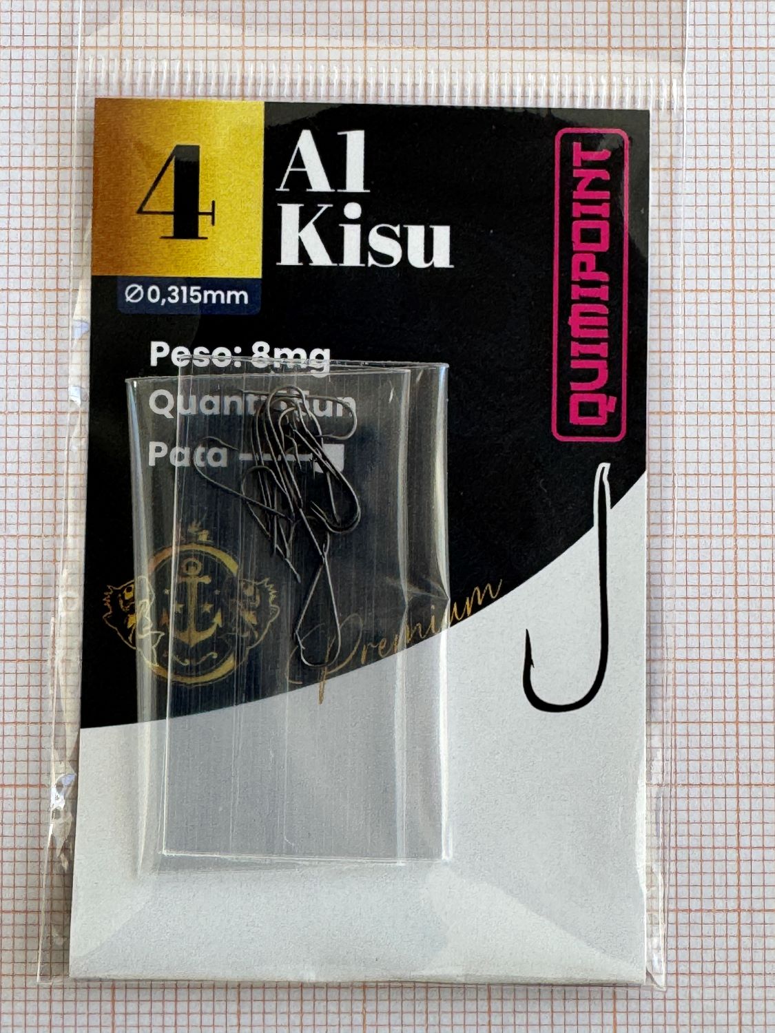 Anzol A1 Kisu Premium QUIMIPOINT (Pct com 15)
