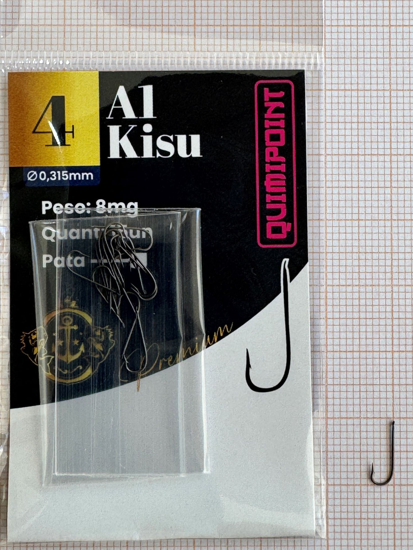 Anzol A1 Kisu Premium QUIMIPOINT (Pct com 15)