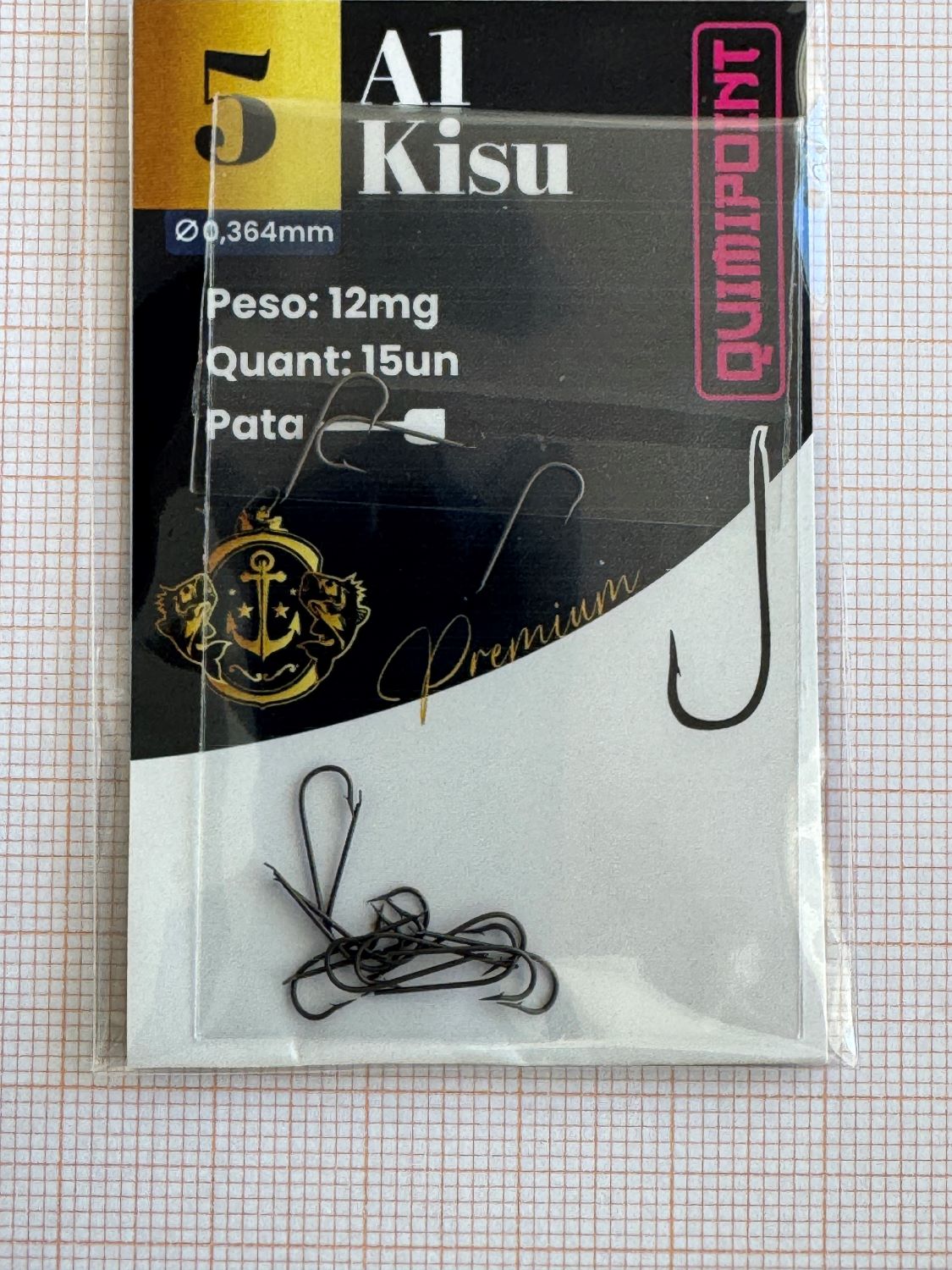 Anzol A1 Kisu Premium QUIMIPOINT (Pct com 15)