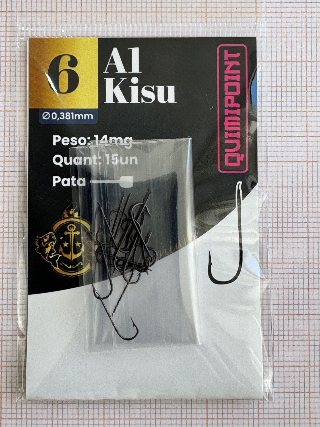 Anzol A1 Kisu Premium QUIMIPOINT (Pct com 15)