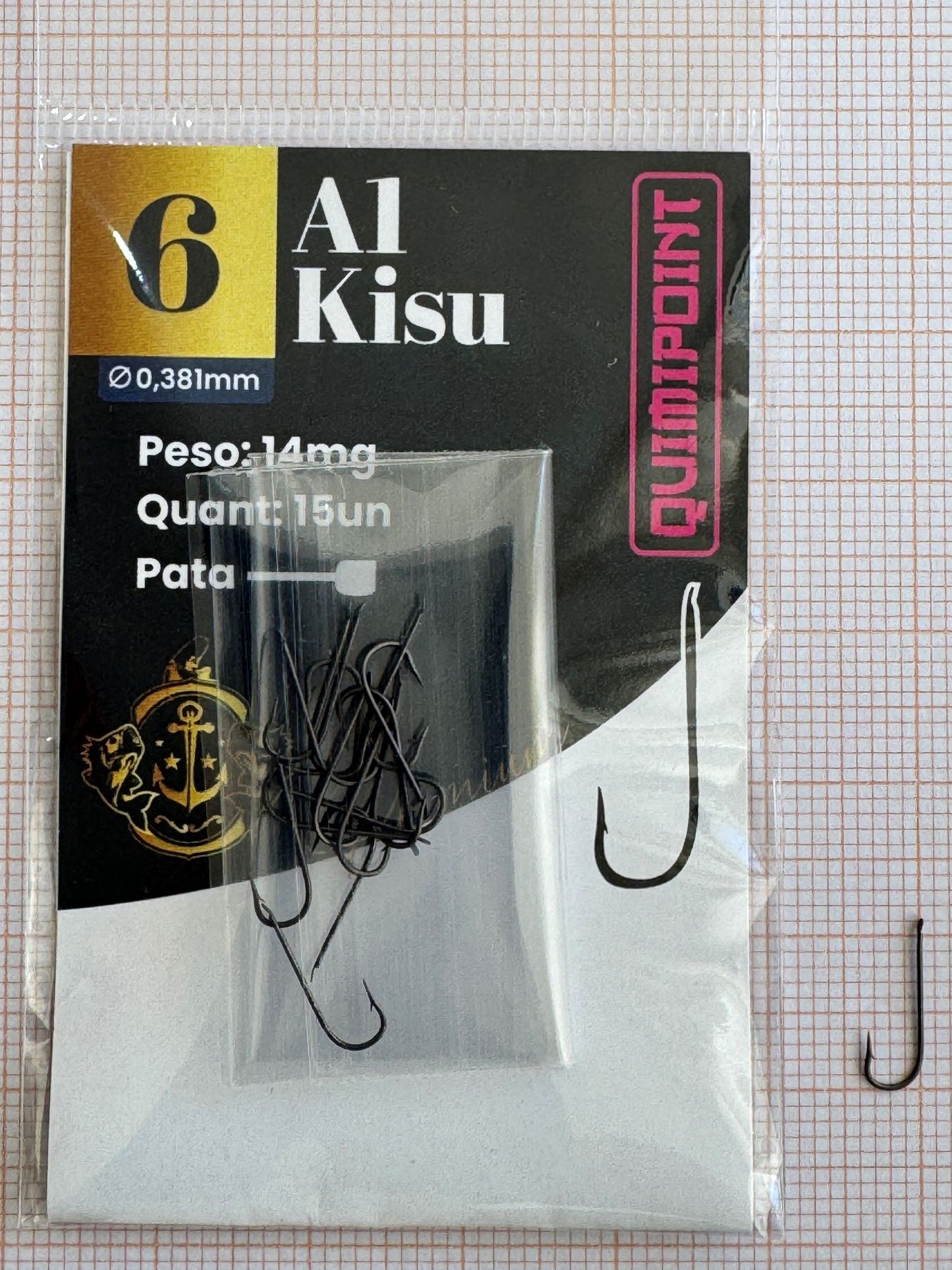 Anzol A1 Kisu Premium QUIMIPOINT (Pct com 15)
