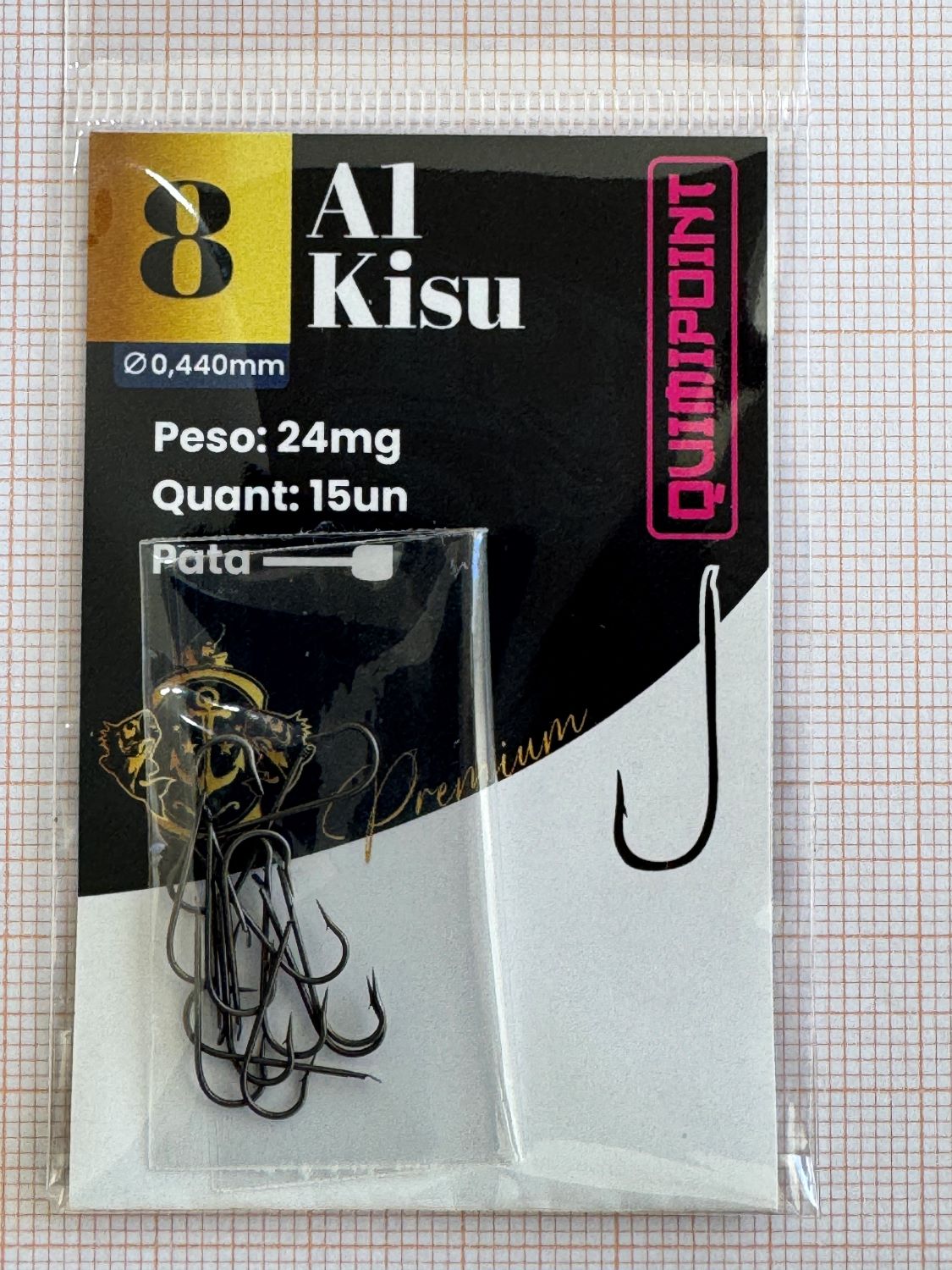 Anzol A1 Kisu Premium QUIMIPOINT (Pct com 15)