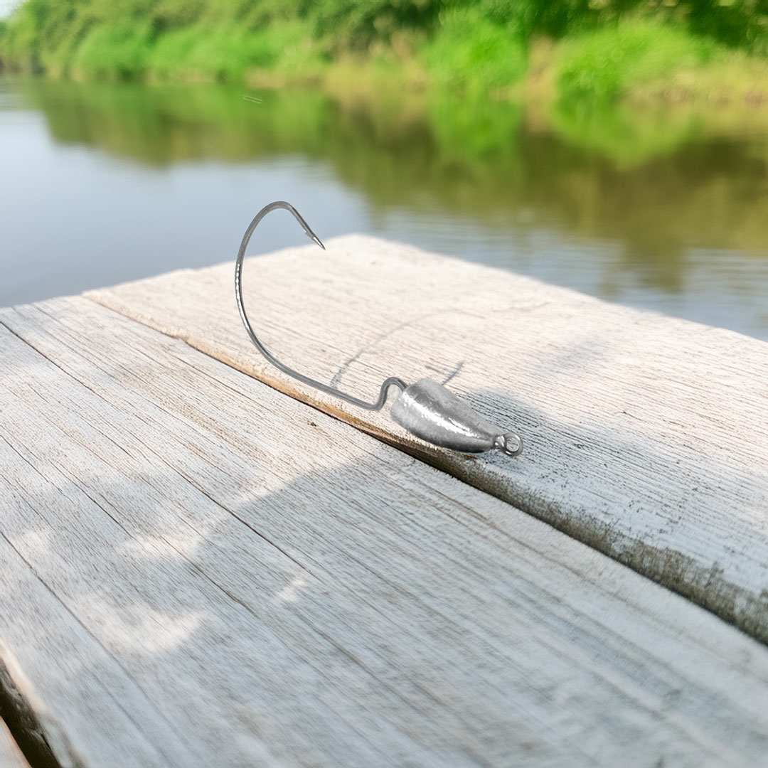 Anzol Jig Head Offset Bananinha EWG Natural