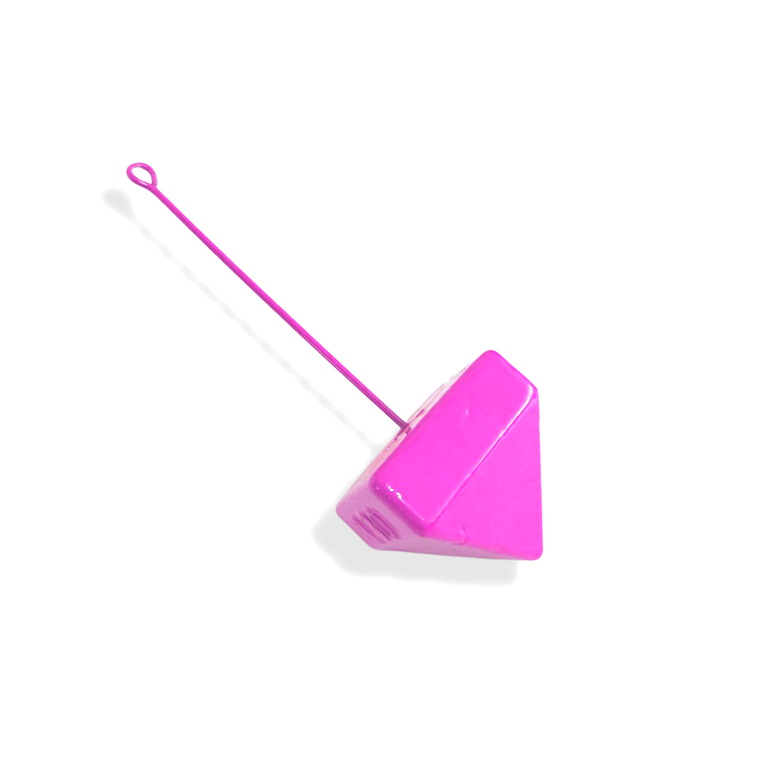 Chumbada Pirâmide Rebaixada Rosa