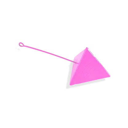 Chumbada Triângulo Rosa