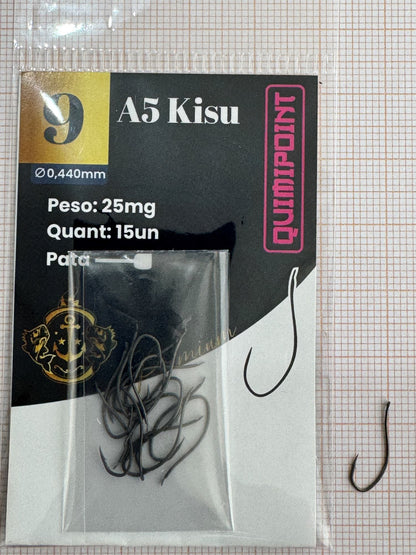 Anzol A5 Kisu Premium QUIMIPOINT (Pct com 15)