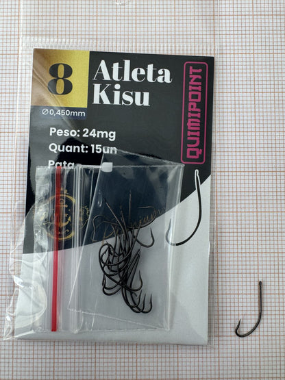 Anzol Atleta Kisu Premium QUIMIPOINT (Pct com 15)