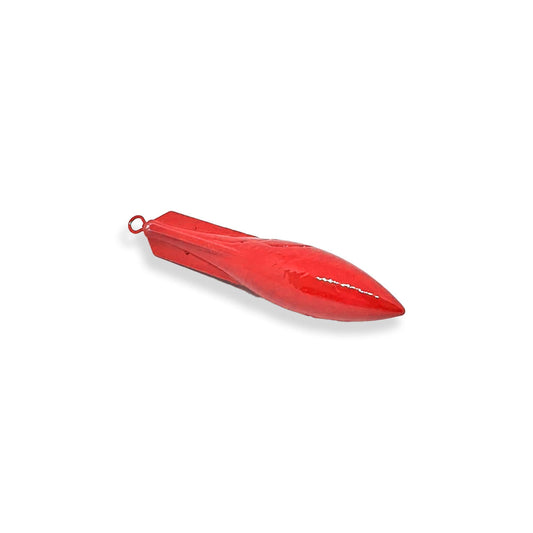 Chumbada Torpedo Guiado Vermelha
