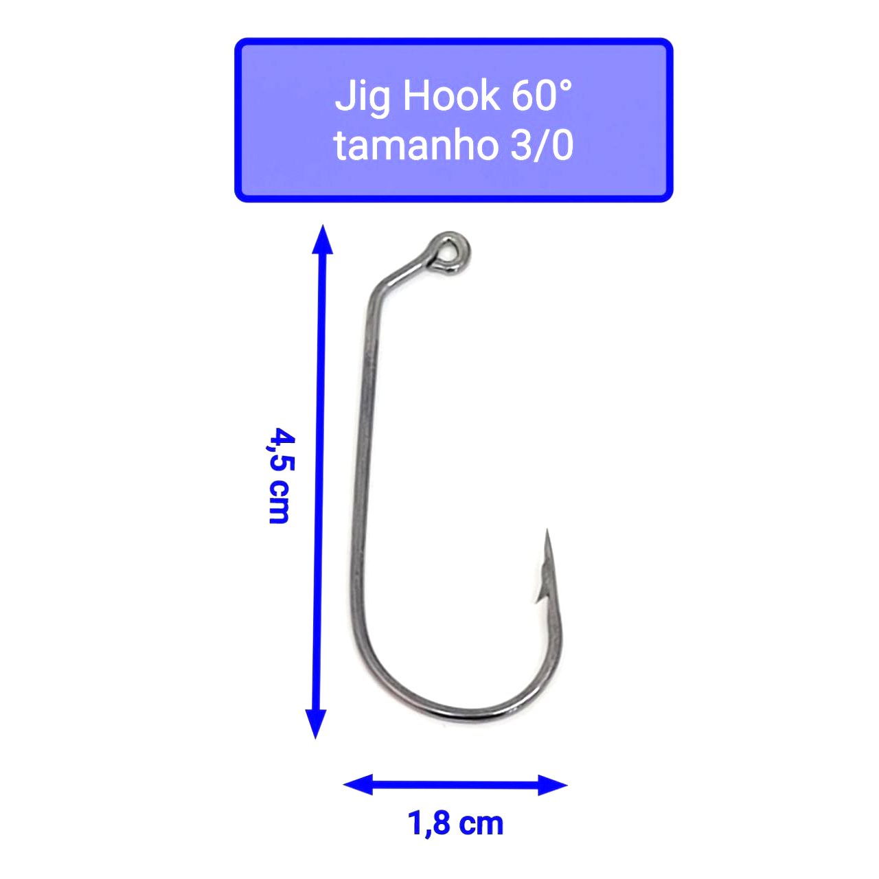 Chumbada Jig Head 60 Graus