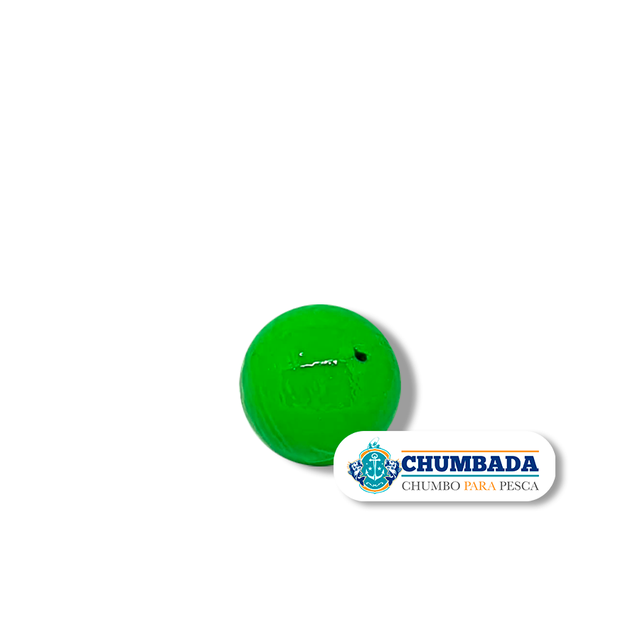 Chumbada Bola Furada Verde