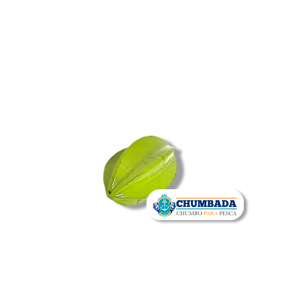 Chumbada Carambola Furada Amarela