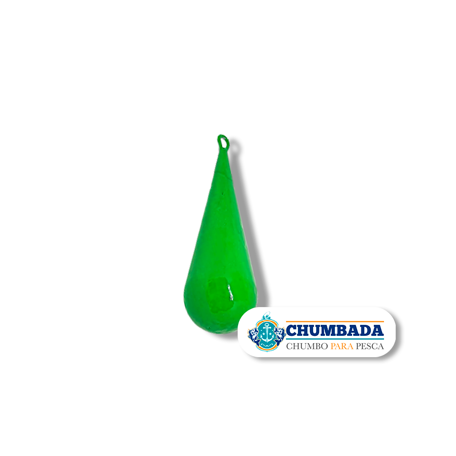 Chumbada Gota com Cauda Verde